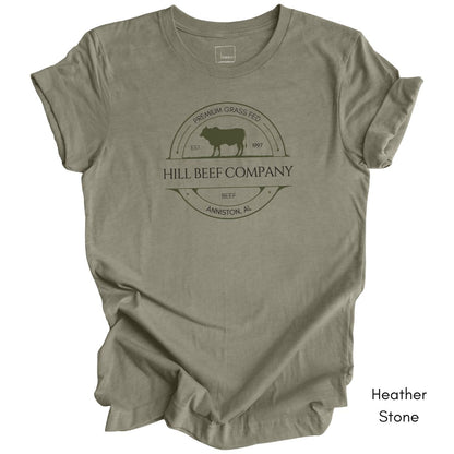 Custom Cattle Beef Farm Light Weight Unisex Jersy T-shirt Steer Version