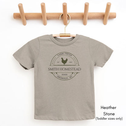 Custom TODDLER Egg Farm Unisex Tshirt
