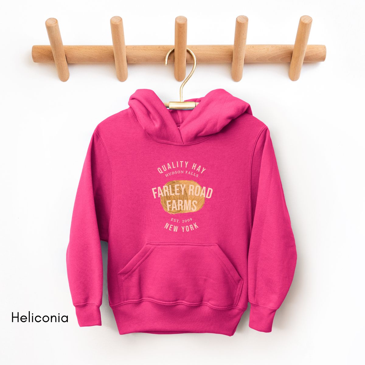 Custom Hay YOUTH/KIDS Heavy Blend Hooded Sweatshirt Personalized Gift for Farmers Family Hay Dealer