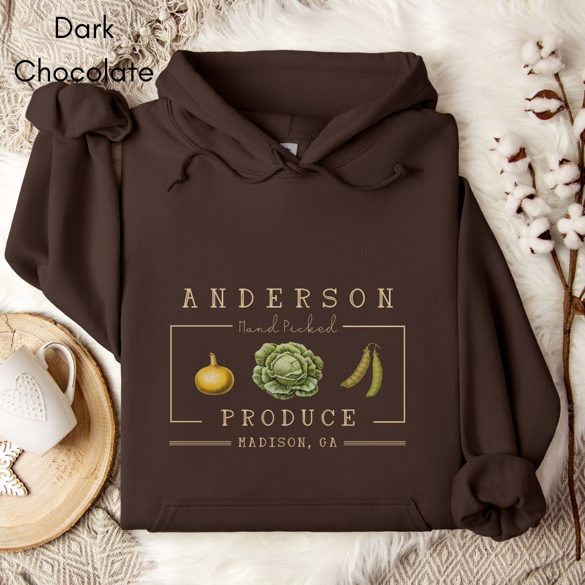 Custom Local Farm Unisex Heavy Blend™ Hooded Sweatshirt | Personalized Farm Sweatshirt | Gift for Farmers | Local Produce Hoodie