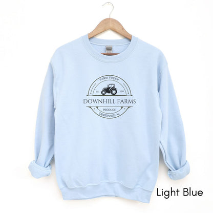 Custom Farm Unisex Crewneck Sweatshirt Local Farmer Produce Dealer Gift for Farmers Personalized Farmer's Market Sweatshirt Homestead Shirt