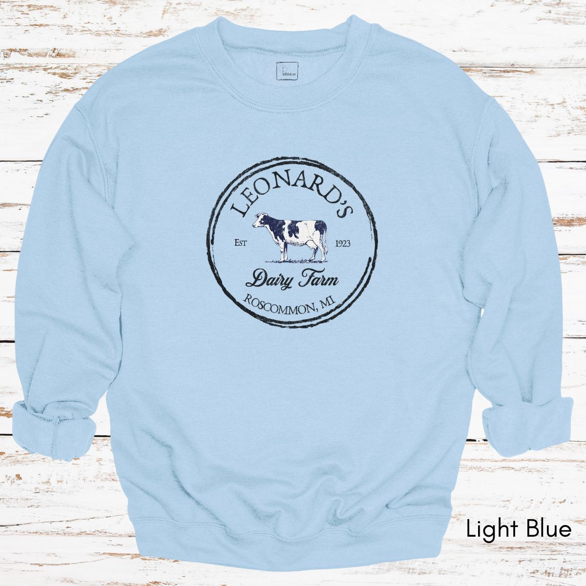 Custom Dairy Farm Unisex Crewneck Sweatshirt