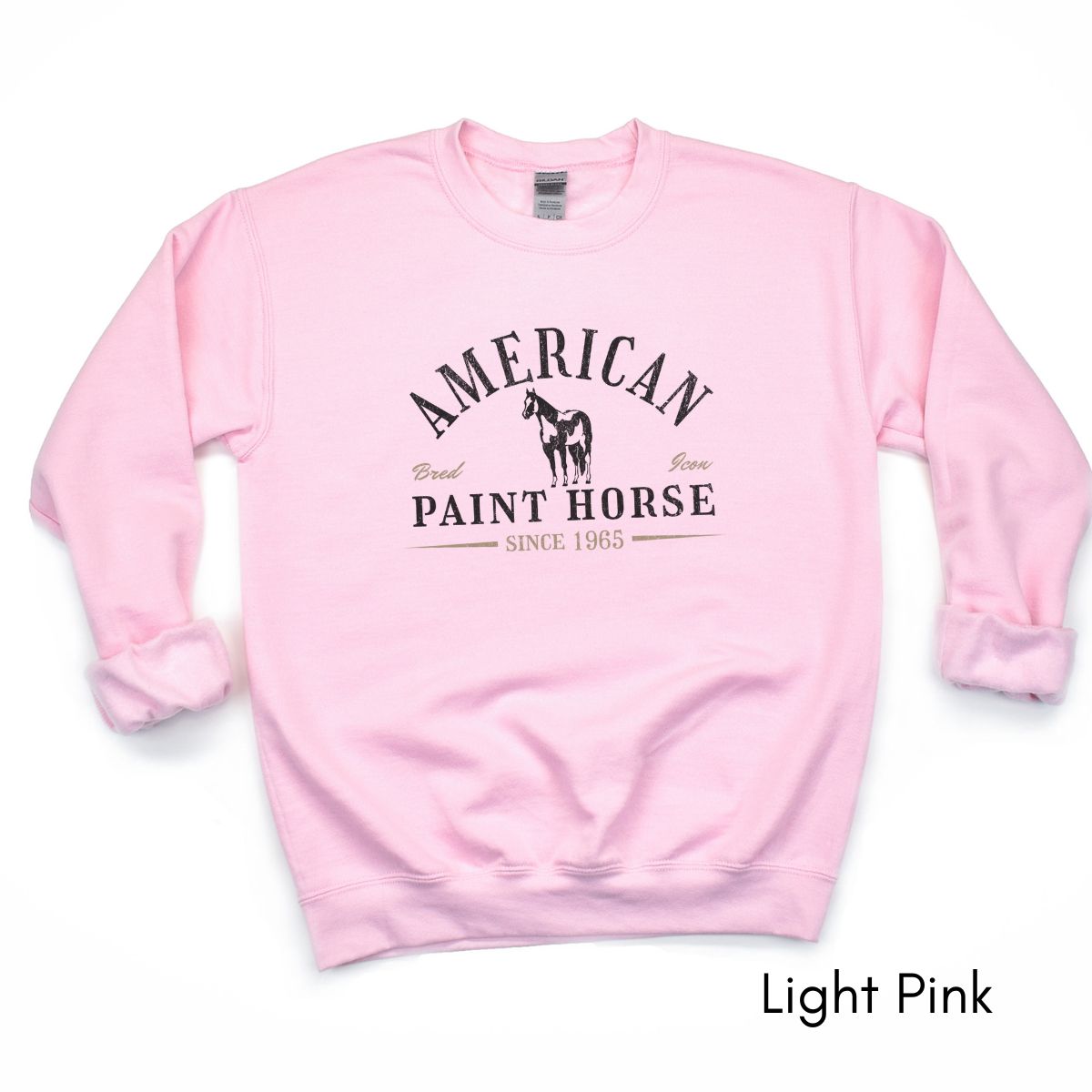 American Paint Horse - Unisex Crewneck Sweatshirt | Horse Lover shirt | Gift for Equestrian |  Horse Breed Sweatshirt | Spotted Horse