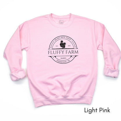 Custom Silkie Chicken Farm Unisex Crewneck Sweatshirt