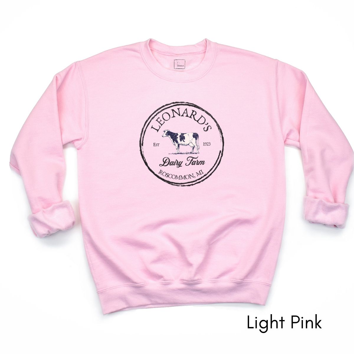 Custom Dairy Farm Unisex Crewneck Sweatshirt