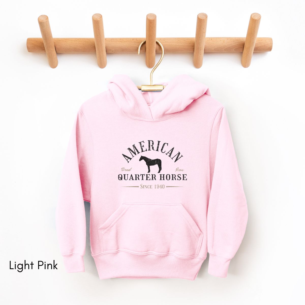 American Quarter Horse YOUTH Heavy Blend Unisex Hooded Sweatshirt