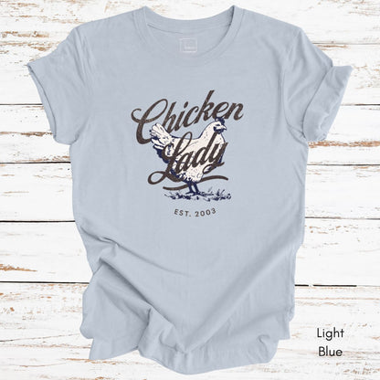 Chicken Lady Jersey Light Weight T-shirt