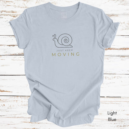 Just Keep Moving Light Weight Jersey T-shirt