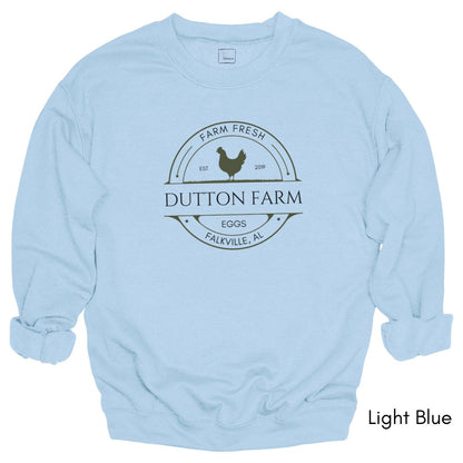 Custom Egg Farm Unisex Crewneck Sweatshirt