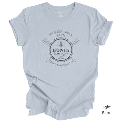 Custom Honeybee Farm Unisex Jersey Light Weight Tshirt