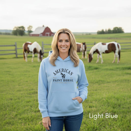 American Paint Horse Hoodie | Unisex Heavy Blend Hooded Sweatshirt | Horse Lover Shirt | Gift for Equestrian | Gift for Horse Lover