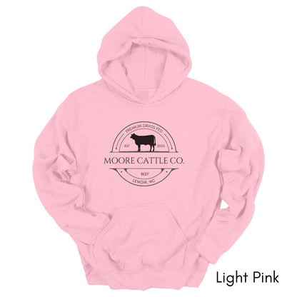 Custom cattle Farm/Ranch Heifer Version Unisex Heavy Blend Hooded Sweatshirt