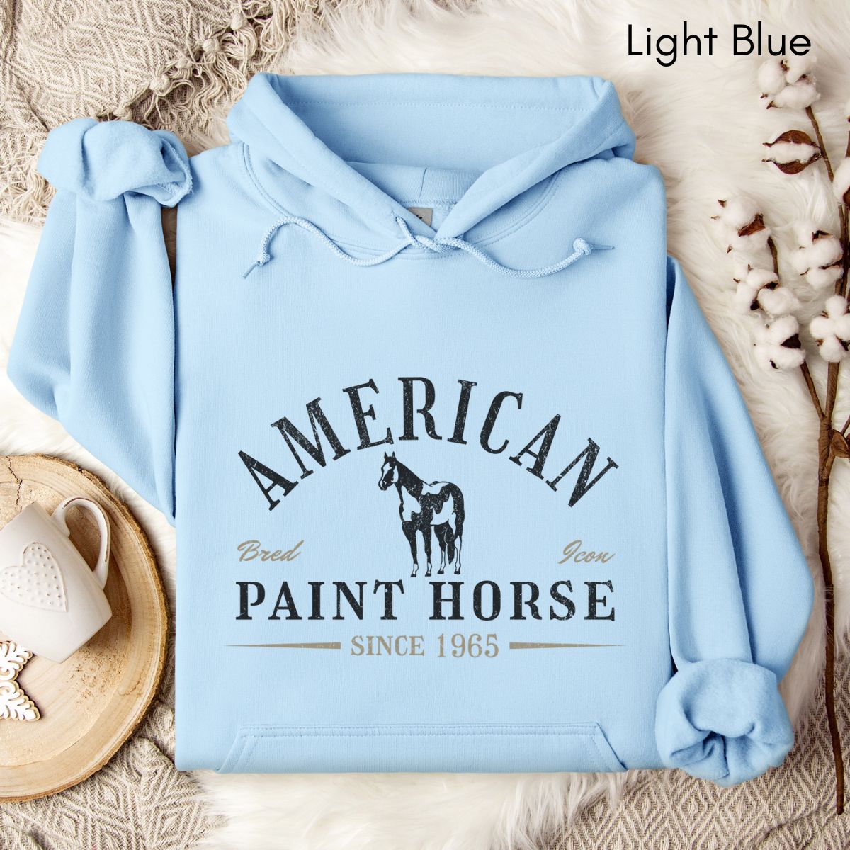 American Paint Horse Hoodie | Unisex Heavy Blend Hooded Sweatshirt | Horse Lover Shirt | Gift for Equestrian | Gift for Horse Lover