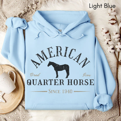 American Quarter Horse Hoodie | Unisex Heavy Blend Hooded Sweatshirt | Horse Lover Shirt | Gift for Equestrian | Gift for Horse Lover