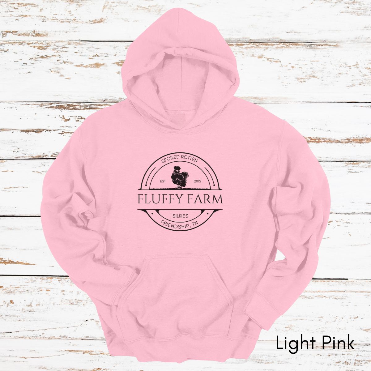 Custom Silkie Chicken Farm Unisex Heavy Blend Hooded Sweatshirt