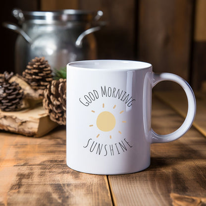 Good Morning Ceramic Mug 11oz | Gift for coffee lovers  | Early Riser Coffee Mug | Farm Life Coffee Cup | Early Bird Gift