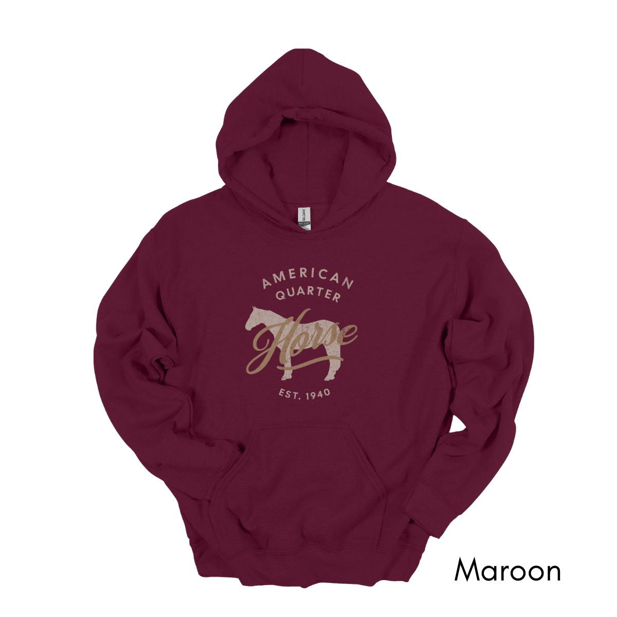 American Quarter Horse Hoodie | Unisex Heavy Blend Hooded Sweatshirt | Horse Lover Shirt | Gift for Equestrian | Gift for Horse Lover