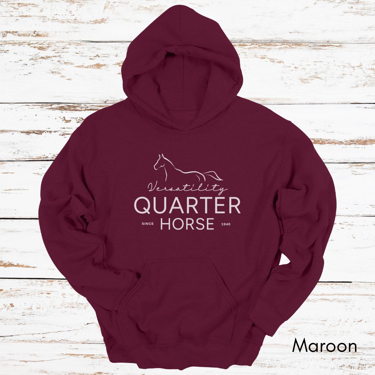 Quarter Horse Versatility Hoodie - Unisex Heavy Blend Hooded Sweatshirt