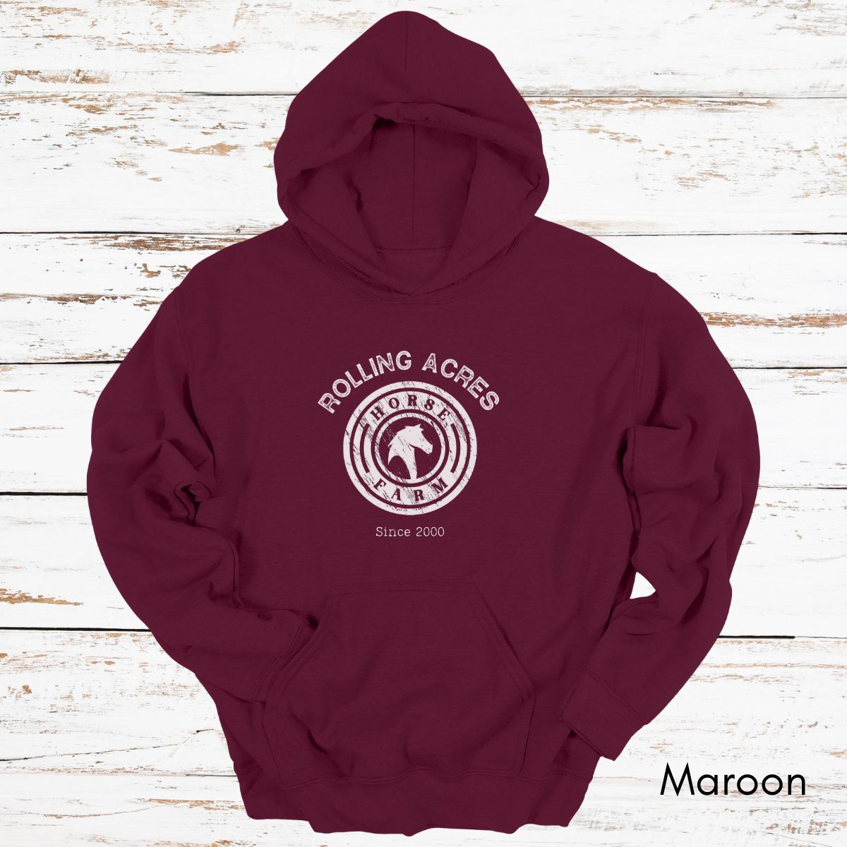 Custom Horse Farm Unisex Heavy Blend Hooded Sweatshirt