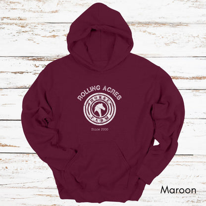 Custom Horse Farm Unisex Heavy Blend Hooded Sweatshirt