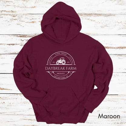 Custom Produce Farm Tractor Unisex Heavy Blend Hooded Sweatshirt