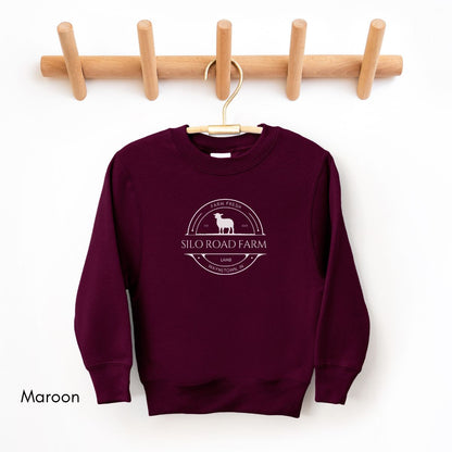 Custom Sheep Lamb Farm YOUTH/KIDS Crewneck Sweatshirt