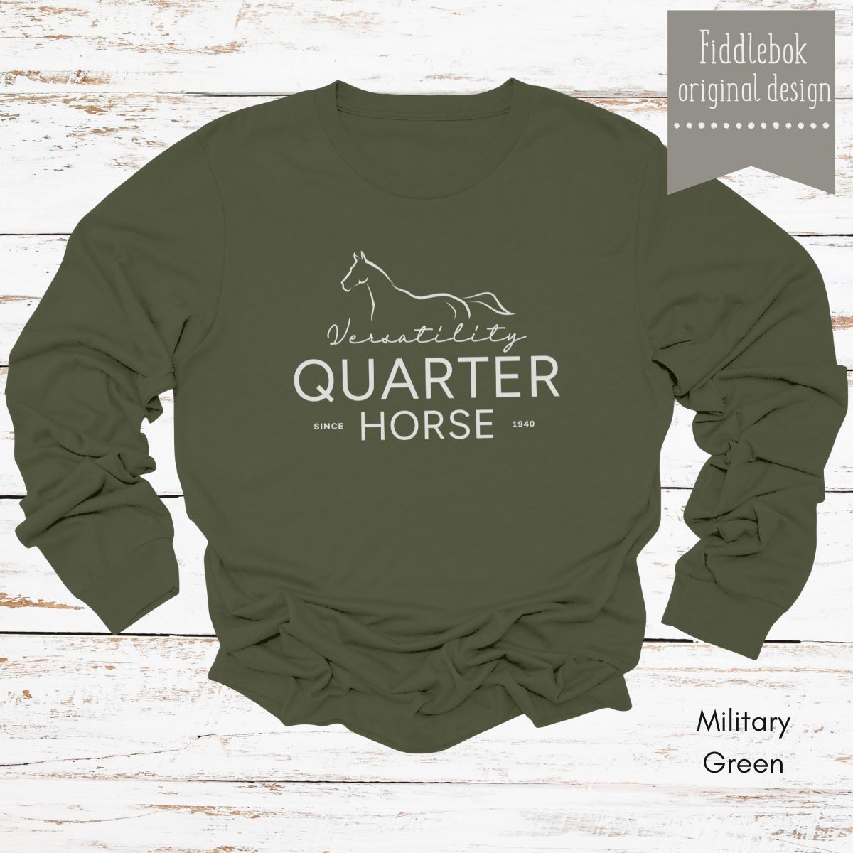 American Quarter Horse Versatility Long Sleeve Unisex T-shirt
