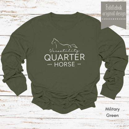 American Quarter Horse Versatility Long Sleeve Unisex T-shirt