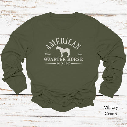 American Quarter Horse Long Sleeve Unisex T-shirt