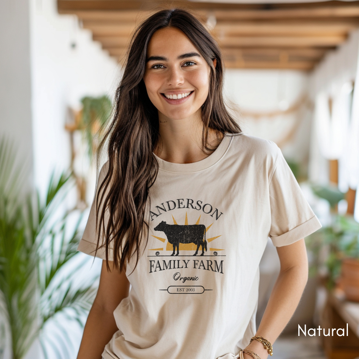 Custom Family Farm tee -  Dairy Farmer T-shirt, Personalized Farm Gift , Homesteading Tshirt,  Farmer's Market Tee, Dairy Cow Shirt