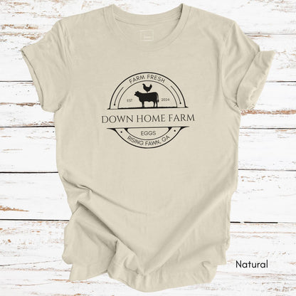CUSTOM  Egg/Cattle Farm Light Weight Unisex Jersey T-shirt