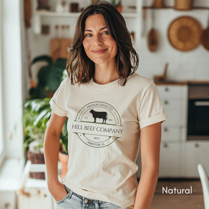 Custom Cattle Beef Farm Tee | Heifer Version Local Beef Dealer Tee | Gift for ranchers or farmers | Homestead Tshirt Farmer's Market Tee