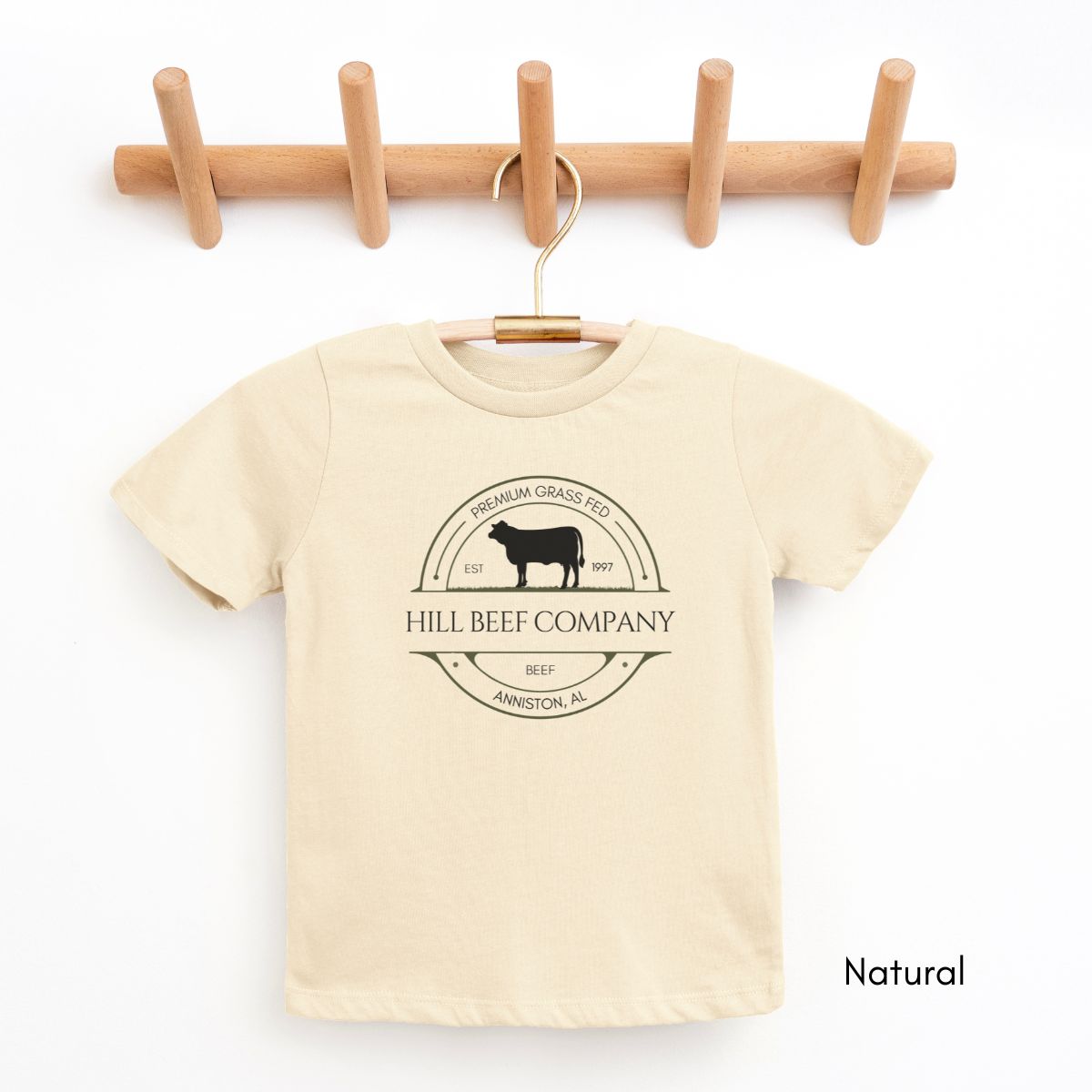 Custom Youth/Kids Beef Cattle Farm Short Sleeve Tee Personalized Ranch Tshirt Gift for Ranchers Farmers Market T-shirt Homestead Tee