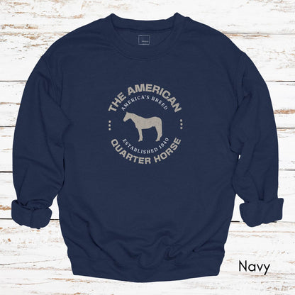 American Quarter Horse - Unisex Crewneck Sweatshirt