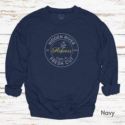 Custom Fresh Cut Flower Farm  Sweatshirt