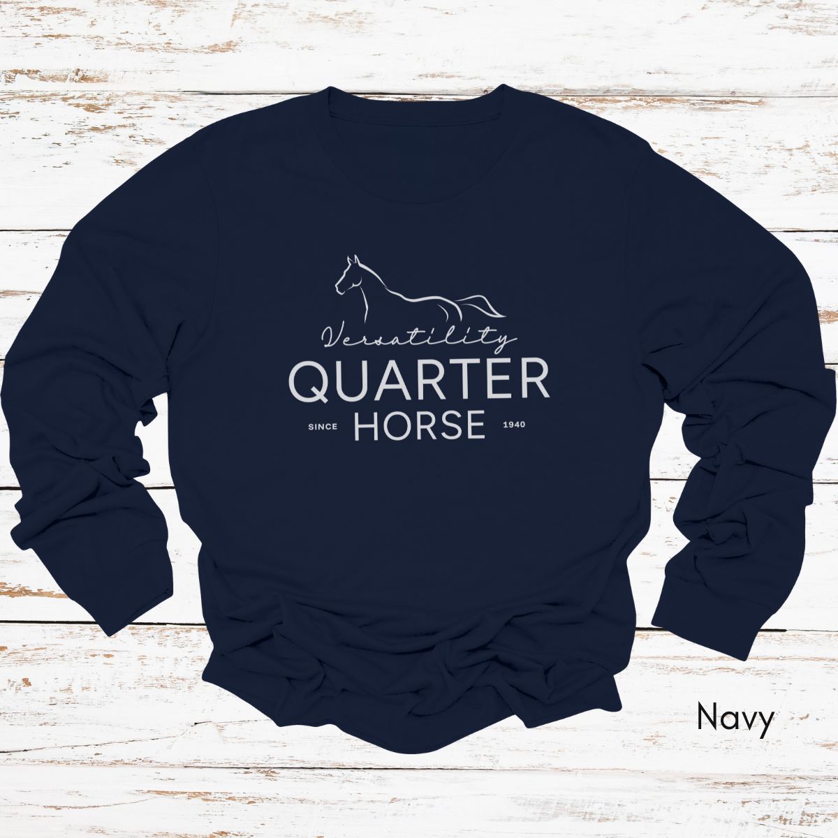 American Quarter Horse Versatility Long Sleeve Unisex T-shirt