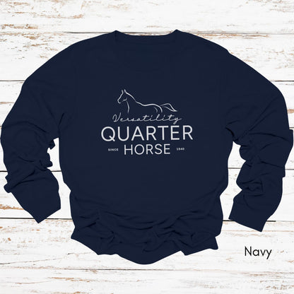 American Quarter Horse Versatility Long Sleeve Unisex T-shirt