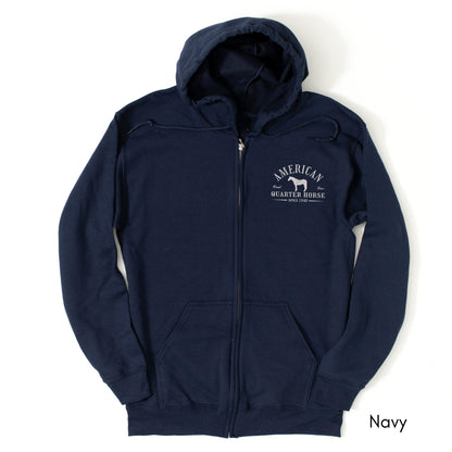 American QuarterHorse Unisex Zip Hoodie
