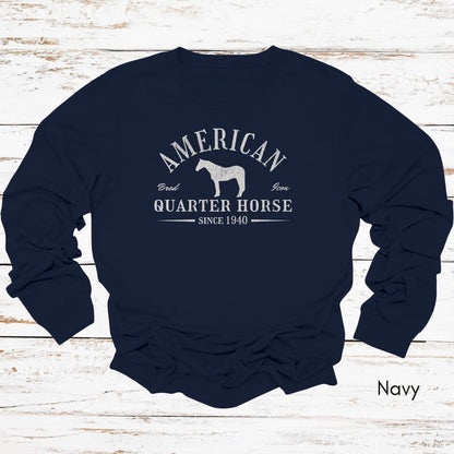 American Quarter Horse Long Sleeve Unisex T-shirt