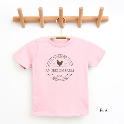 Custom TODDLER Egg Farm Unisex Tshirt