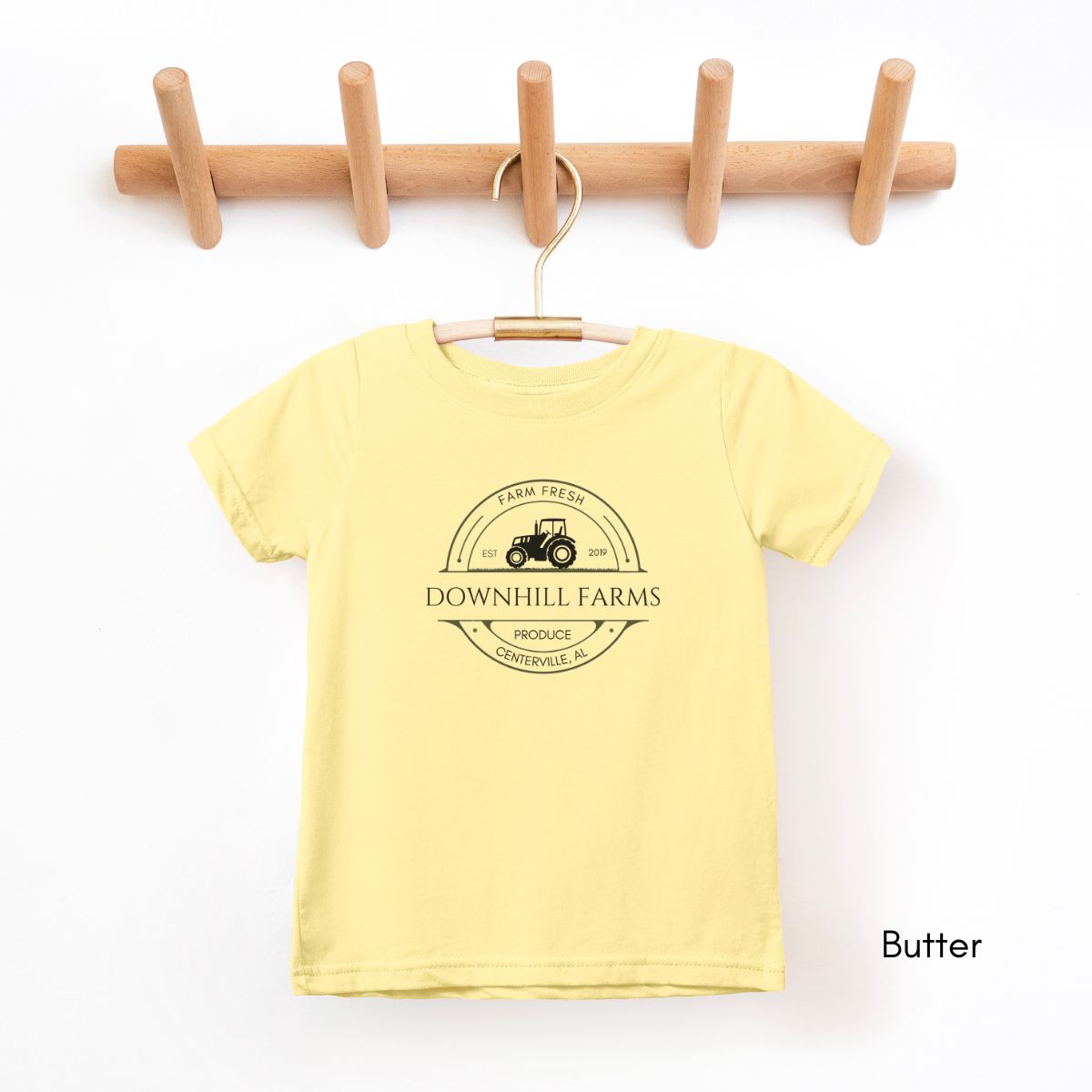 Custom Farm INFANT Fine Jersey Rabbit Skins Tractor Tshirt