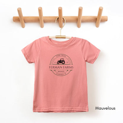 Custom Farm INFANT Fine Jersey Rabbit Skins Tractor Tshirt