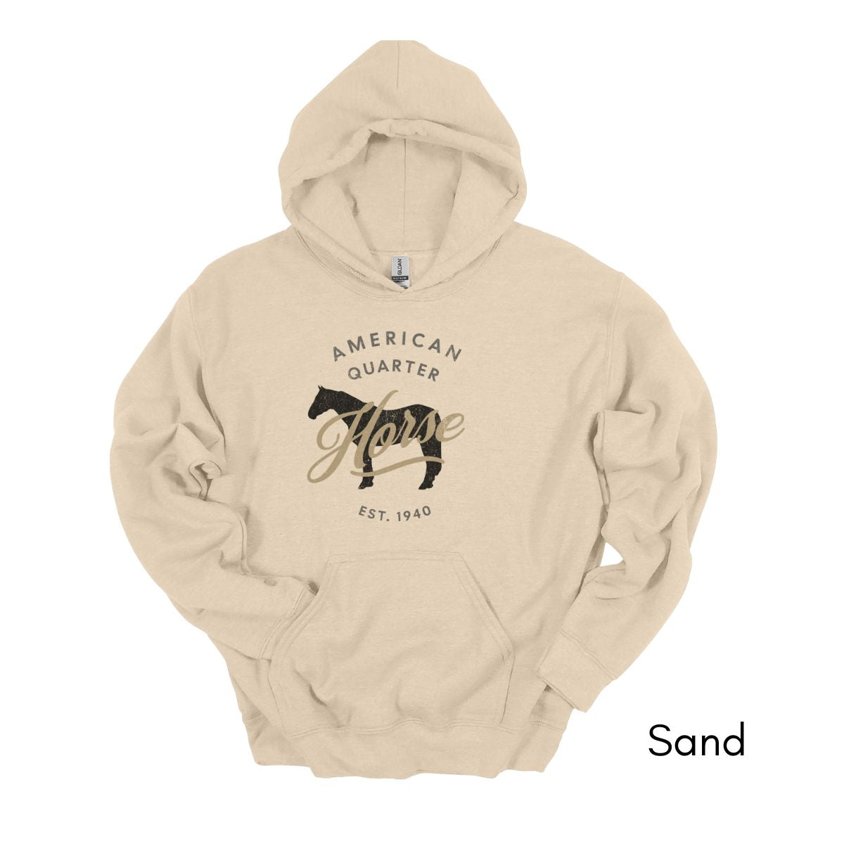 American Quarter Horse Hoodie | Unisex Heavy Blend Hooded Sweatshirt | Horse Lover Shirt | Gift for Equestrian | Gift for Horse Lover