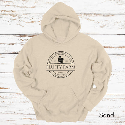 Custom Silkie Chicken Farm Unisex Heavy Blend Hooded Sweatshirt