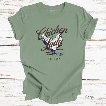 Chicken Lady Jersey Light Weight T-shirt