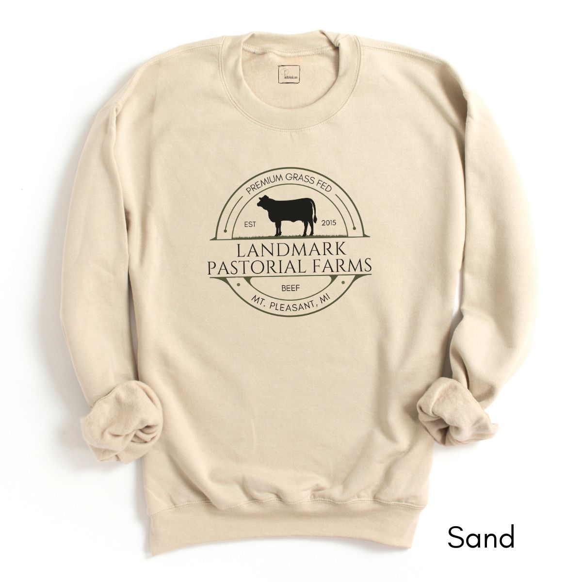 Custom Cattle Farm Heifer Version Unisex Crewneck Sweatshirt