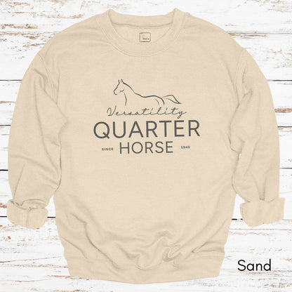 Quarter Horse Versatility Unisex Crewneck Sweatshirt