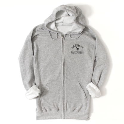 American Paint Horse Unisex Zip Hoodie