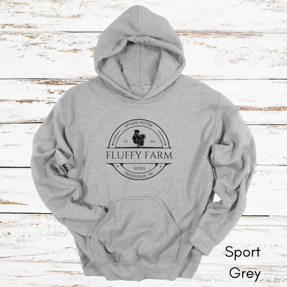 Custom Silkie Chicken Farm Unisex Heavy Blend Hooded Sweatshirt