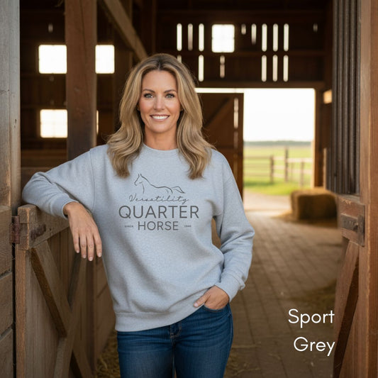 Quarter Horse Versatility Unisex Crewneck Sweatshirt